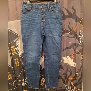 J Crew Curvy 10 High Rise Skinny